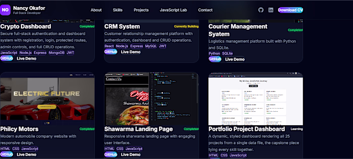 Personal Portfolio Website Tech: React • Vite • Tailwind CSS...
