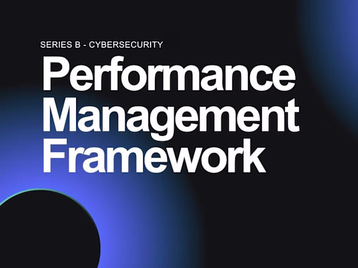 Performance Management Framework
