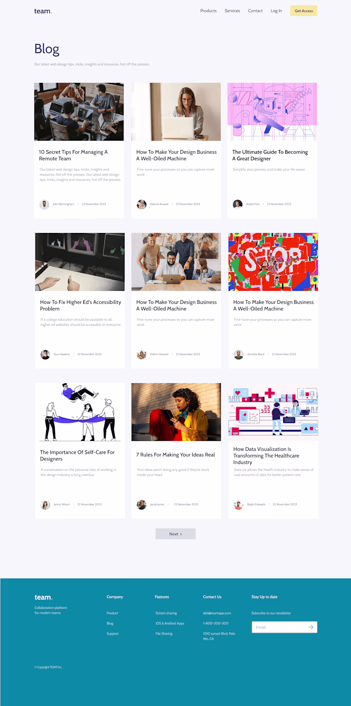 Landing Pages Design