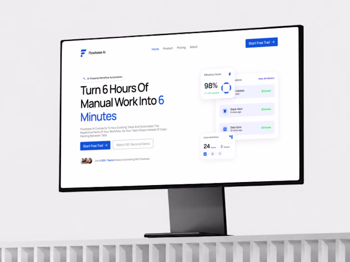Modern B2B SaaS Website Design & Development