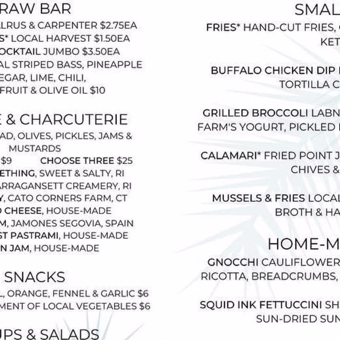Restaurant Menu Writing