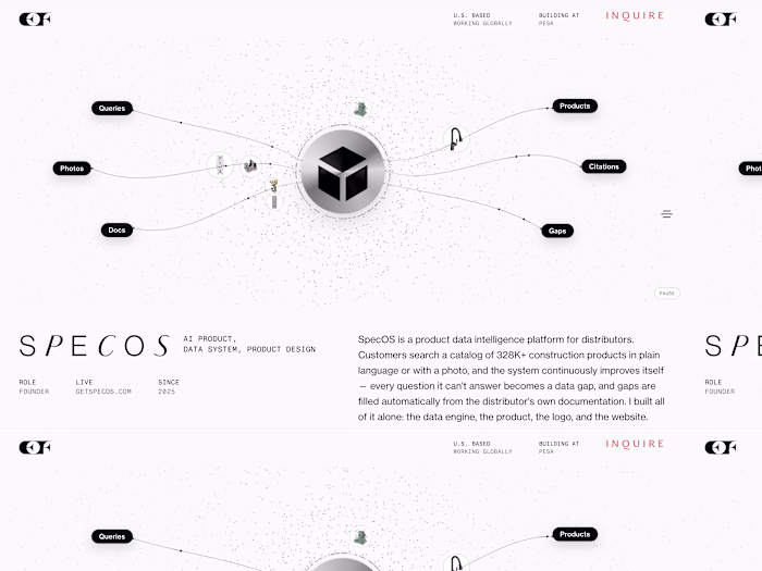 SpecOS: AI Product Data Intelligence Platform