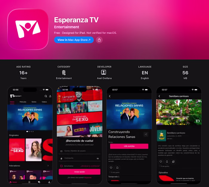 Esperanza TV App - Watch