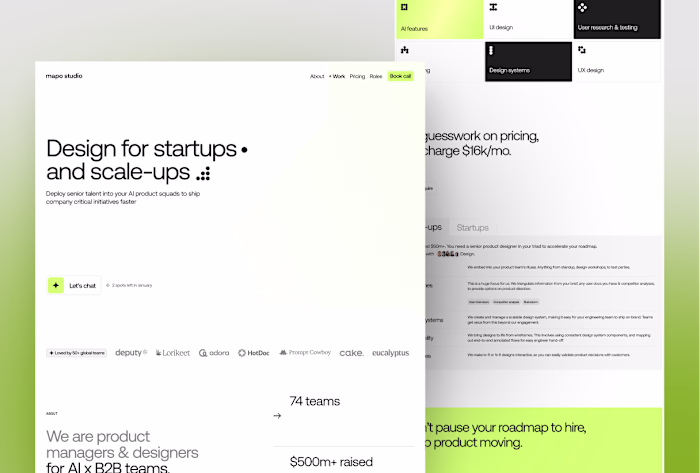 Website launched for Mapo Studio
