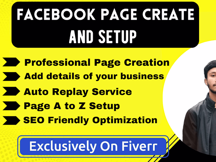 I will do Facebook page creation, business page setup, page cre…