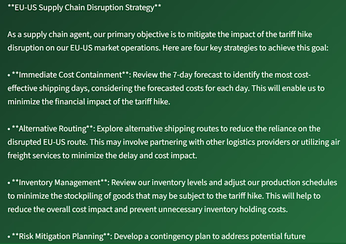Supply Chain Effective Strategy