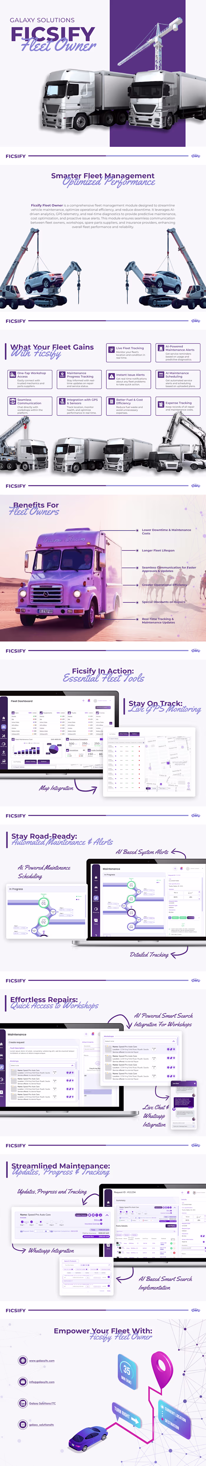 Ficsify Fleet Owner – Fleet Management UI/UX