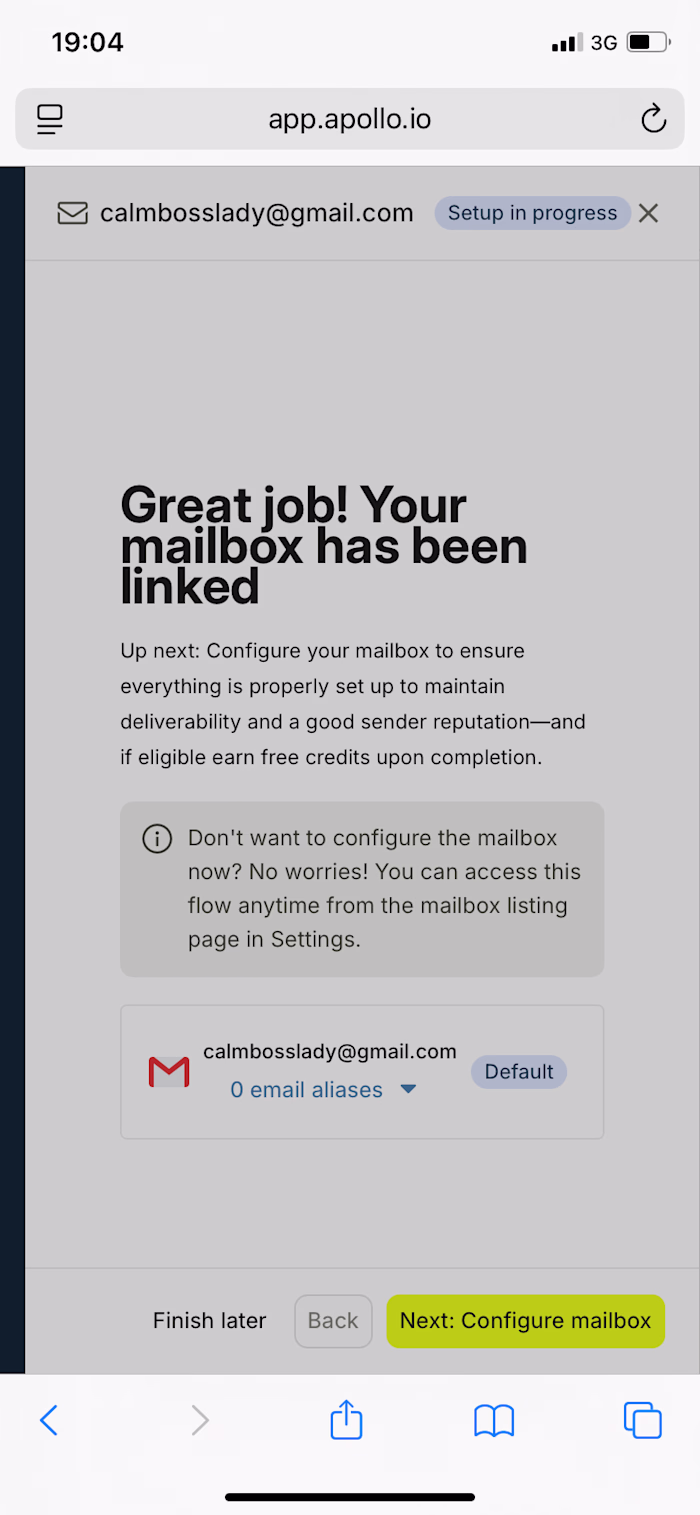 Apollo Email & Contact Management