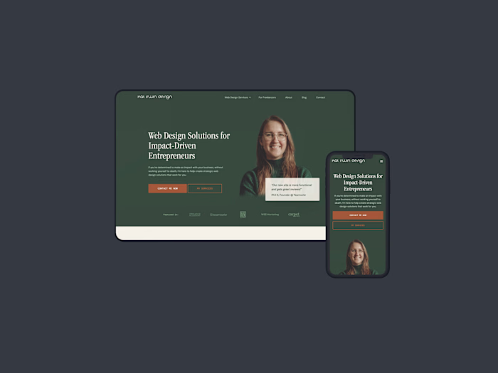 Webflow Redesign for Kat Irwin Design