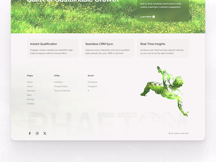 Footer Section Design