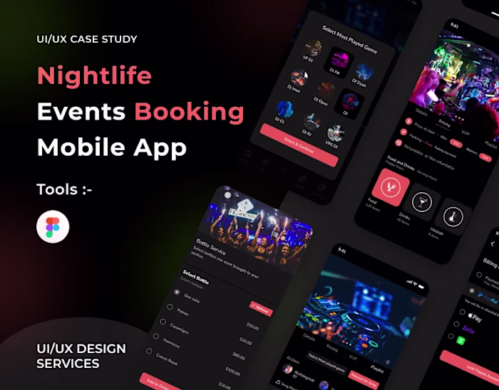 Events Booking Mobile App | UI/UX Case Study