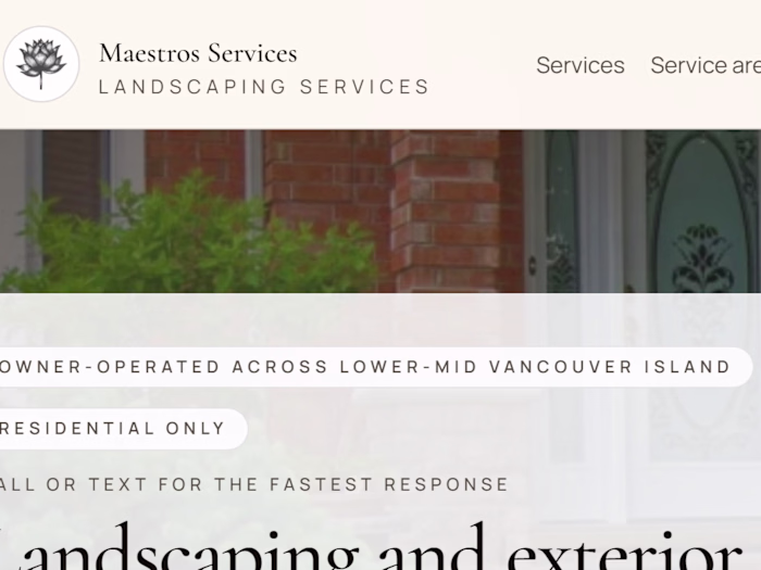 Maestro Services — Landscaping Website & Local Growth Platform