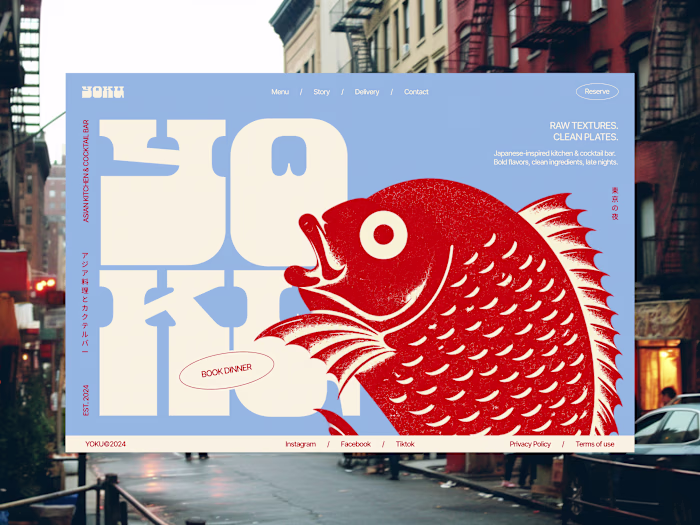 🍥 Web Design for Asian restaurant website | Hyperactive