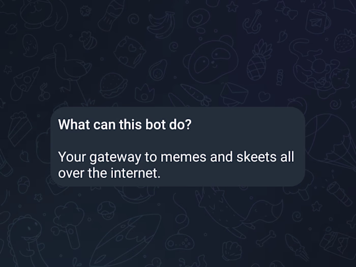 Telegram Meme bot