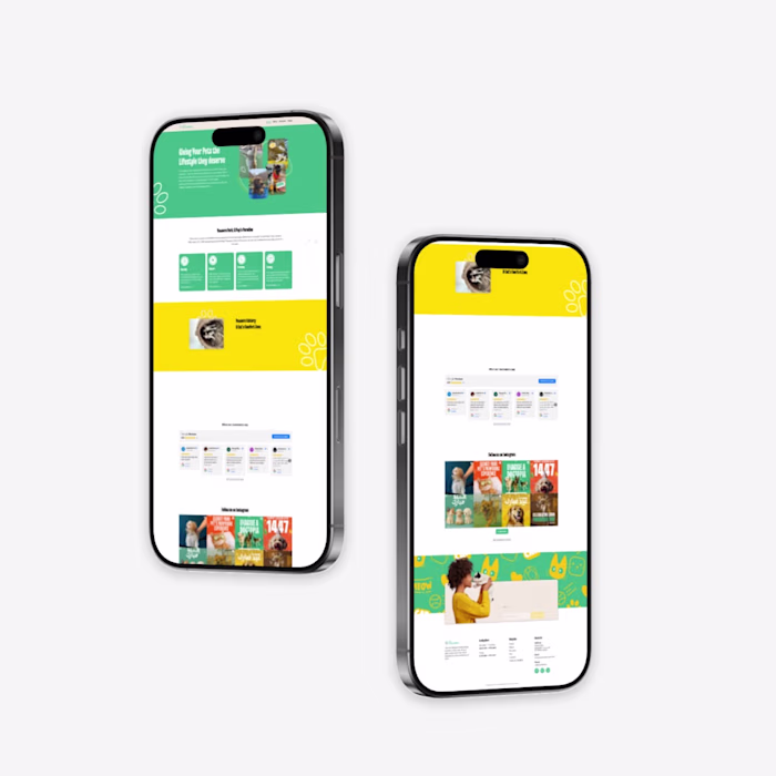 figma to Webflow Website Development for Pawspective