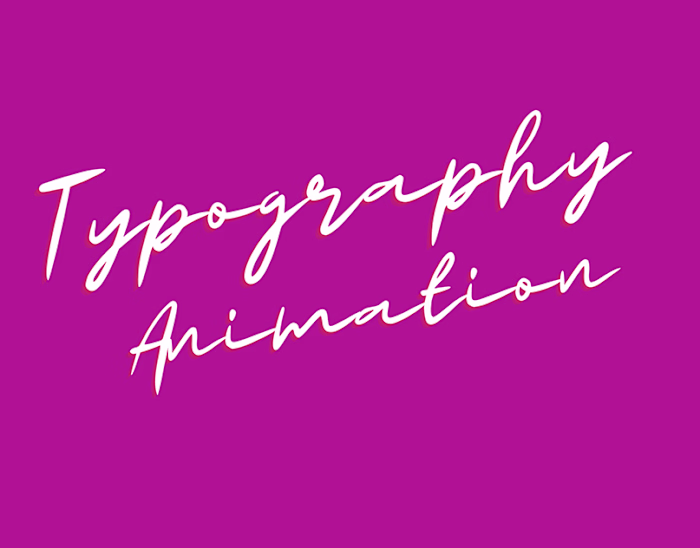 typography animation :: Behance