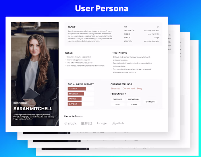 User Persona & UX Research — Design Foundation