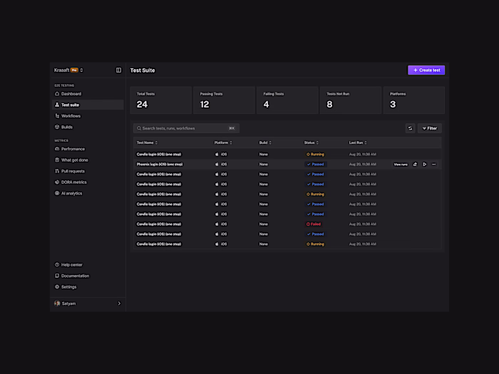 AI Test Editor