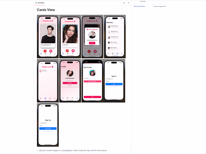 SwipeLove – A Modern Dating App in SwiftUI