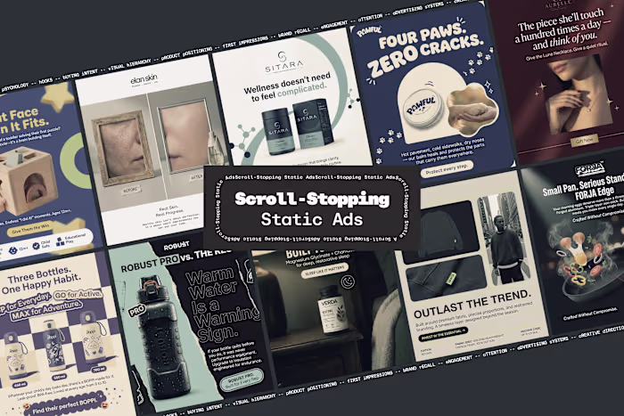 Multiple Meta Static Ads Design