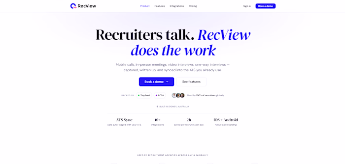 AI meeting assistant for recruiters