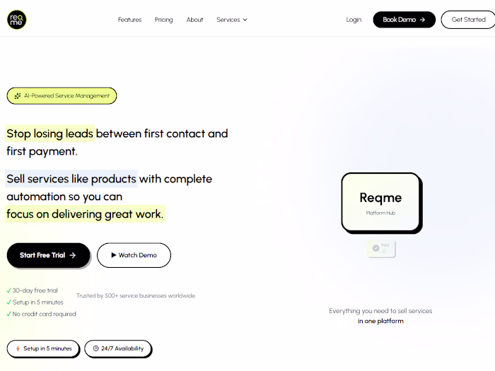 Reqme - AI-Powered Service Management & Analytics Reqme - AI Th…