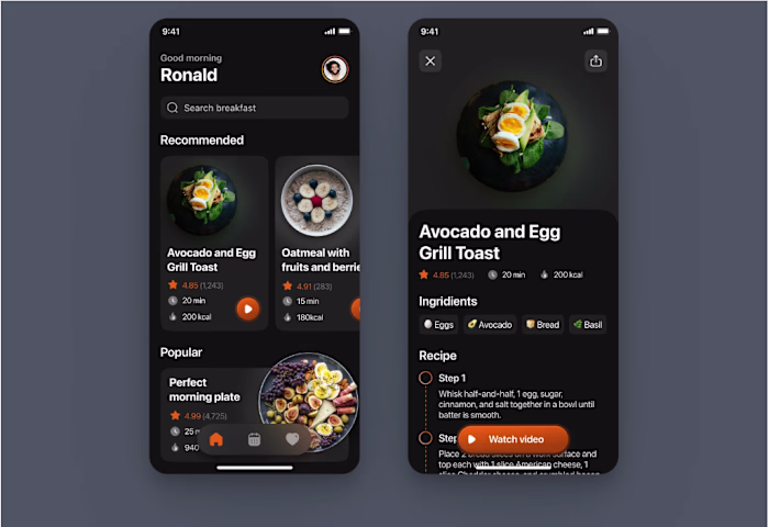 Food Delivery Concept App –