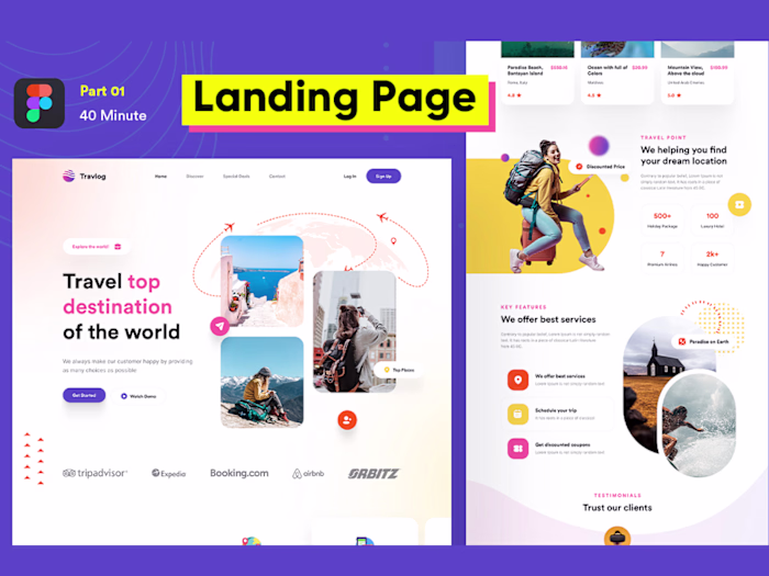 Travel Landing Page