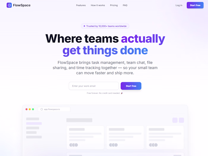 Flowspace — Team Collaboration SaaS