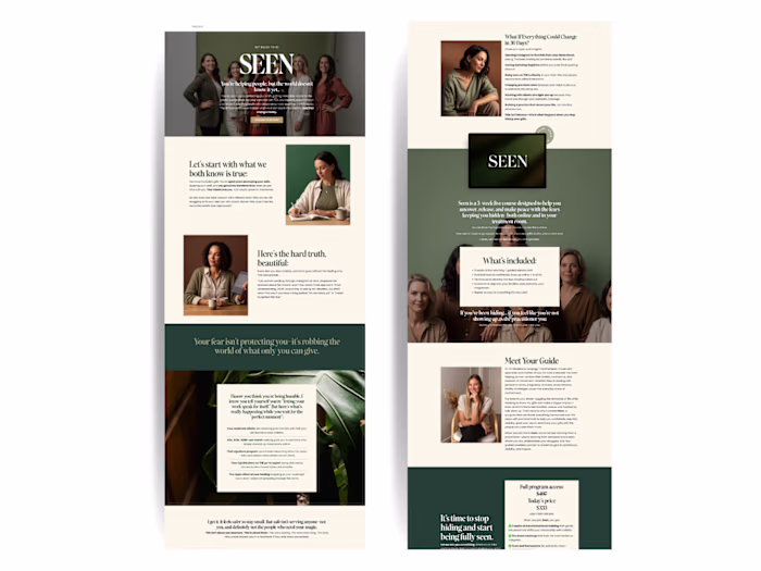 Kajabi Sales Page/Landing Page
