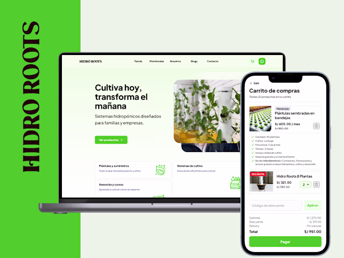 HidroRoots Website Responsive
