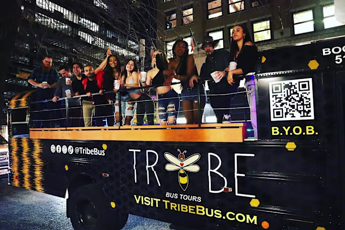 🔥GORGEOUS & STUNNING Party Bus Wraps for Tribe Bus Rentals