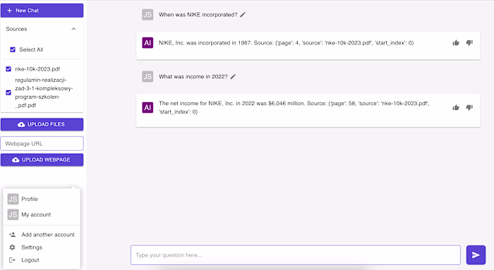 Frontend Development for ChatGPT-like App