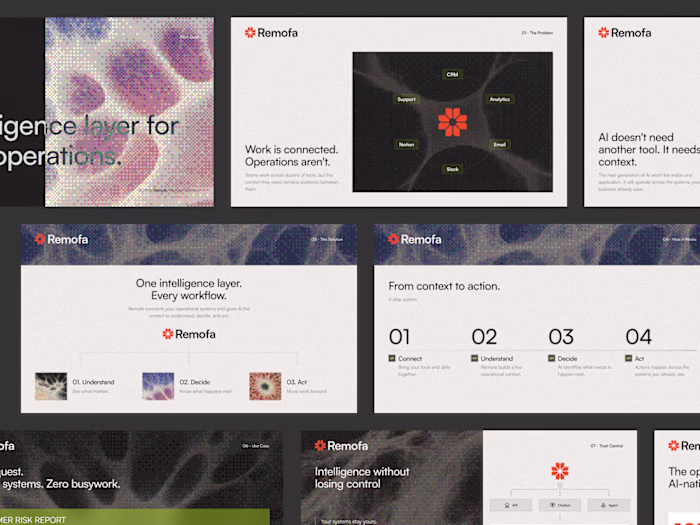 Remofa - Pitch Deck Design