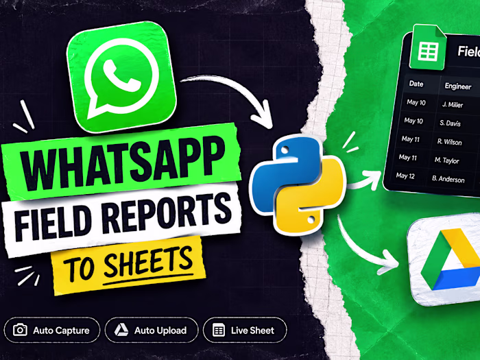 WhatsApp Project Site Fault Tracker