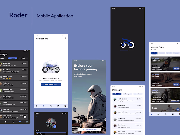 Roder Biker App