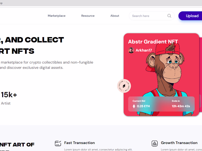 Gradsea.io Full-featured NFT marketplace.