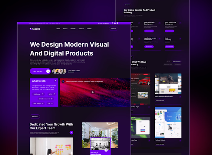Digital Agency Service & Portfolio