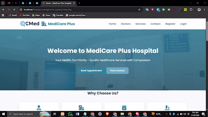 E-Clinic Hospital Management System
A healthcare