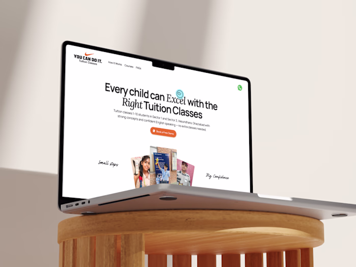 Conversion Focused Website for a Local Tuition Coaching