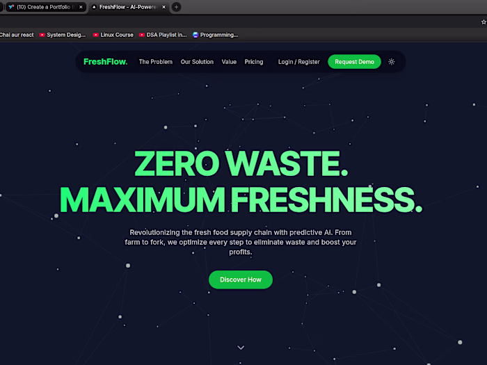 This is a startup website