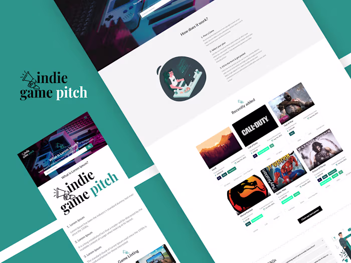 Game Developer Showcase and Funding Platform
