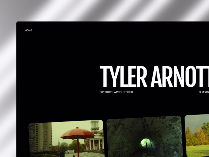 Film Resume Website