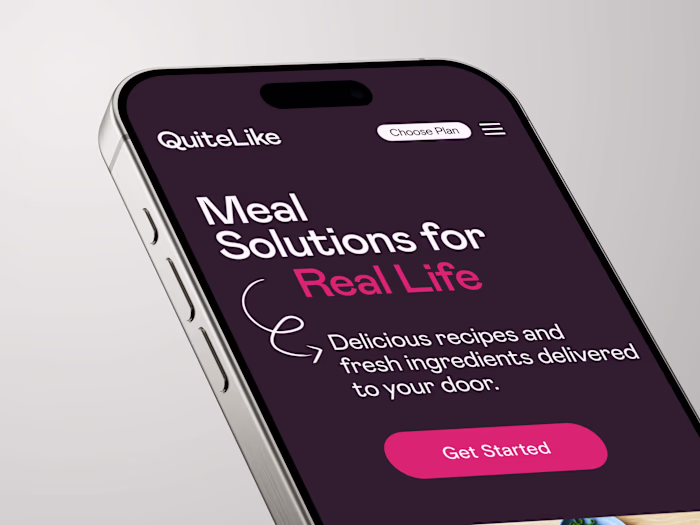 UX/UI Design for Meal Kit Website