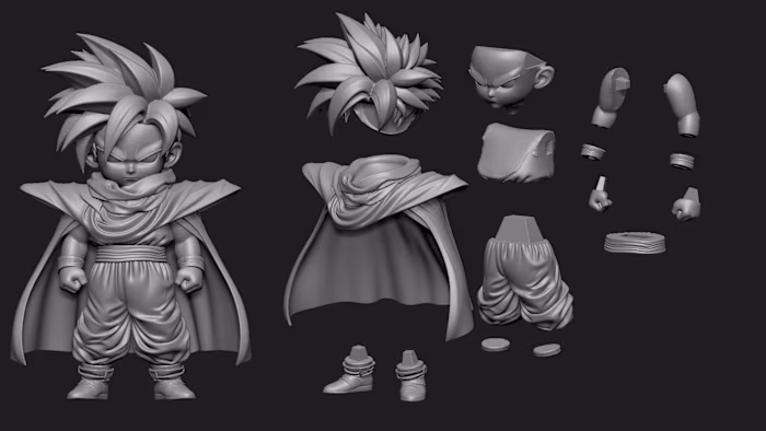 AI 3D Mesh Cleanup, Smoothing