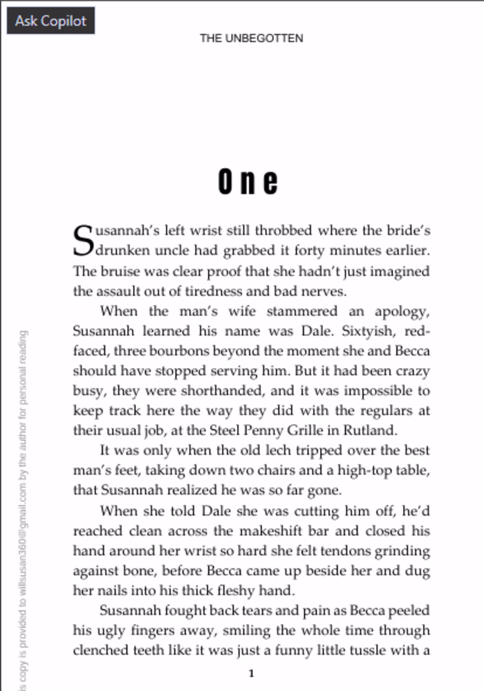 Line & Copy Editing –