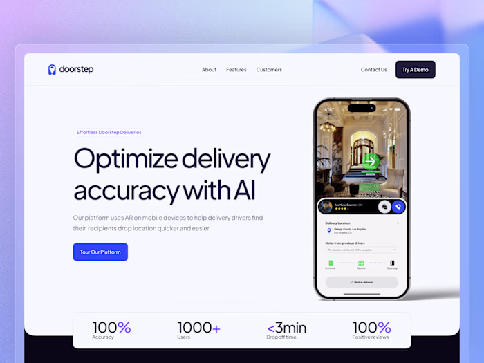 Doorstep Rebrand & Landing Page Desgin