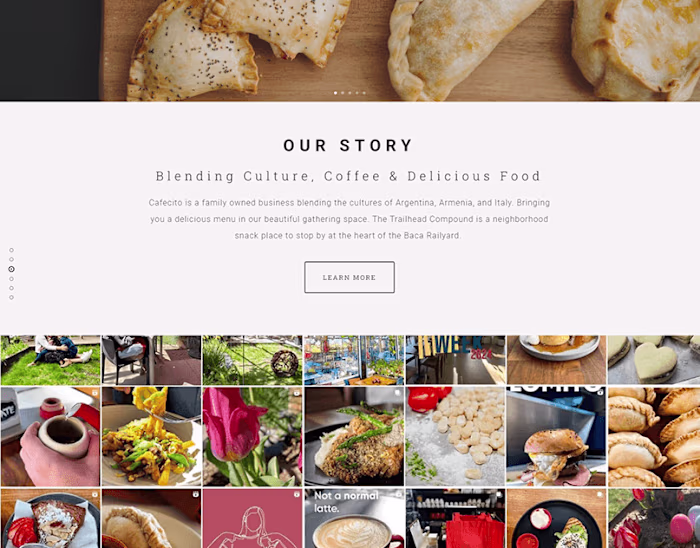 Restaurant website