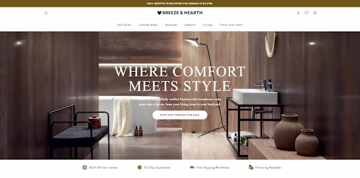 Custom Shopify Store
