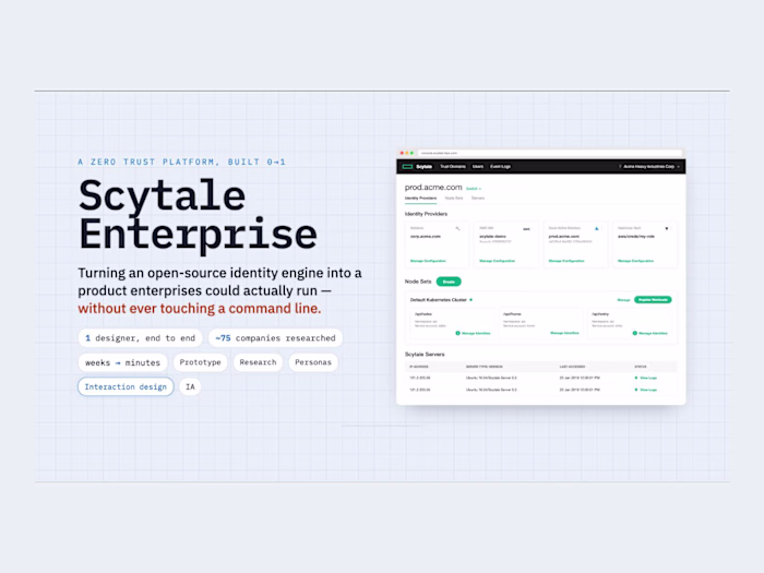Scytale Enterprise — a command-line engine, made a product